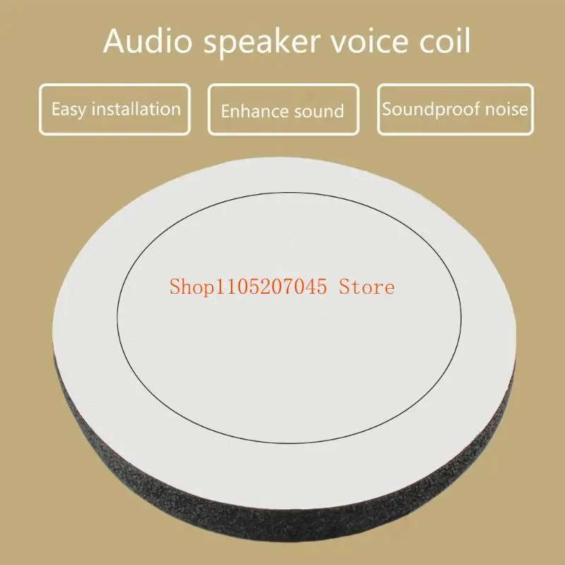 37cd Speaker Fast Rings 6.5 inch 4PCS, Car Speaker Foams Baffles Enhancers System Sponges Low Blockers