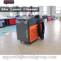 AKQ-6000 Continuous Lazer Cleaning Machine Iron Steel Oxide Layer Remover 3-in-1  Metal Sheet Tube Soldering 12mm Weld