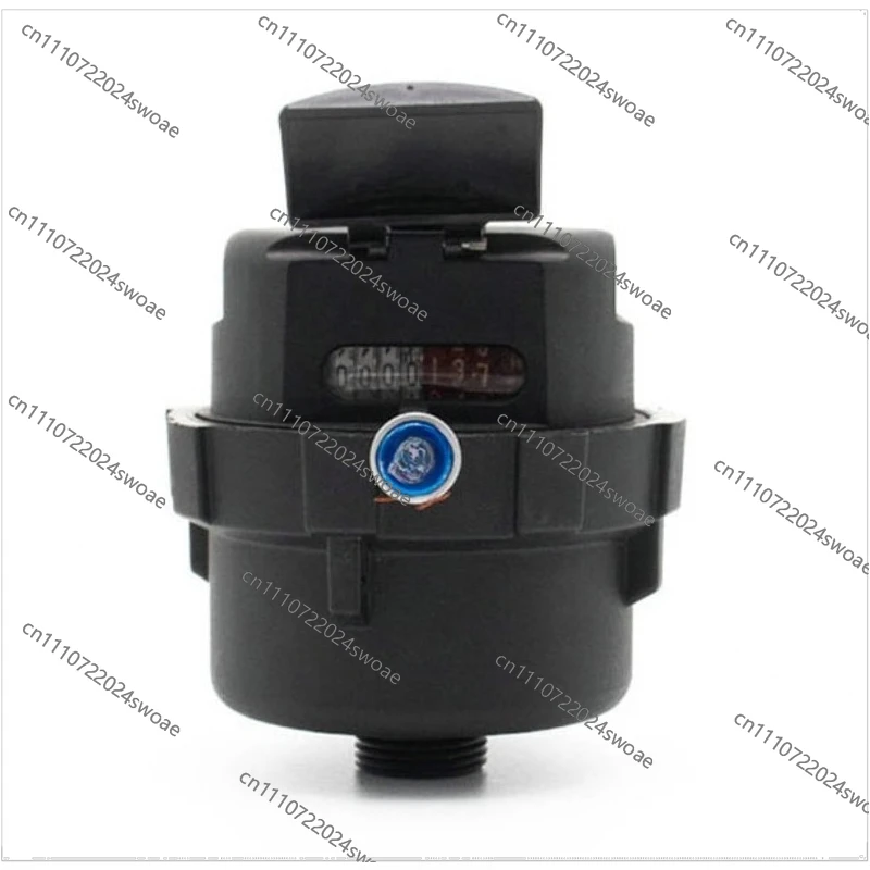 Border Full Plastic Case Volumetric Cold Water Meter Strap Check Valve Filter Screen Cold Water Meter Silk Buckle