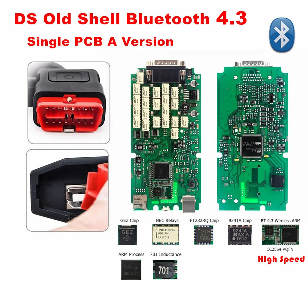 Single A+ PCB BT4.3 V2021.11 Update Firmware 3201 Nieuwe VCI Reparatie Tool TCS PRO+ Multidiag 9241A 2020.23 Gratis Keygen AUTO/VRACHTWAGENS