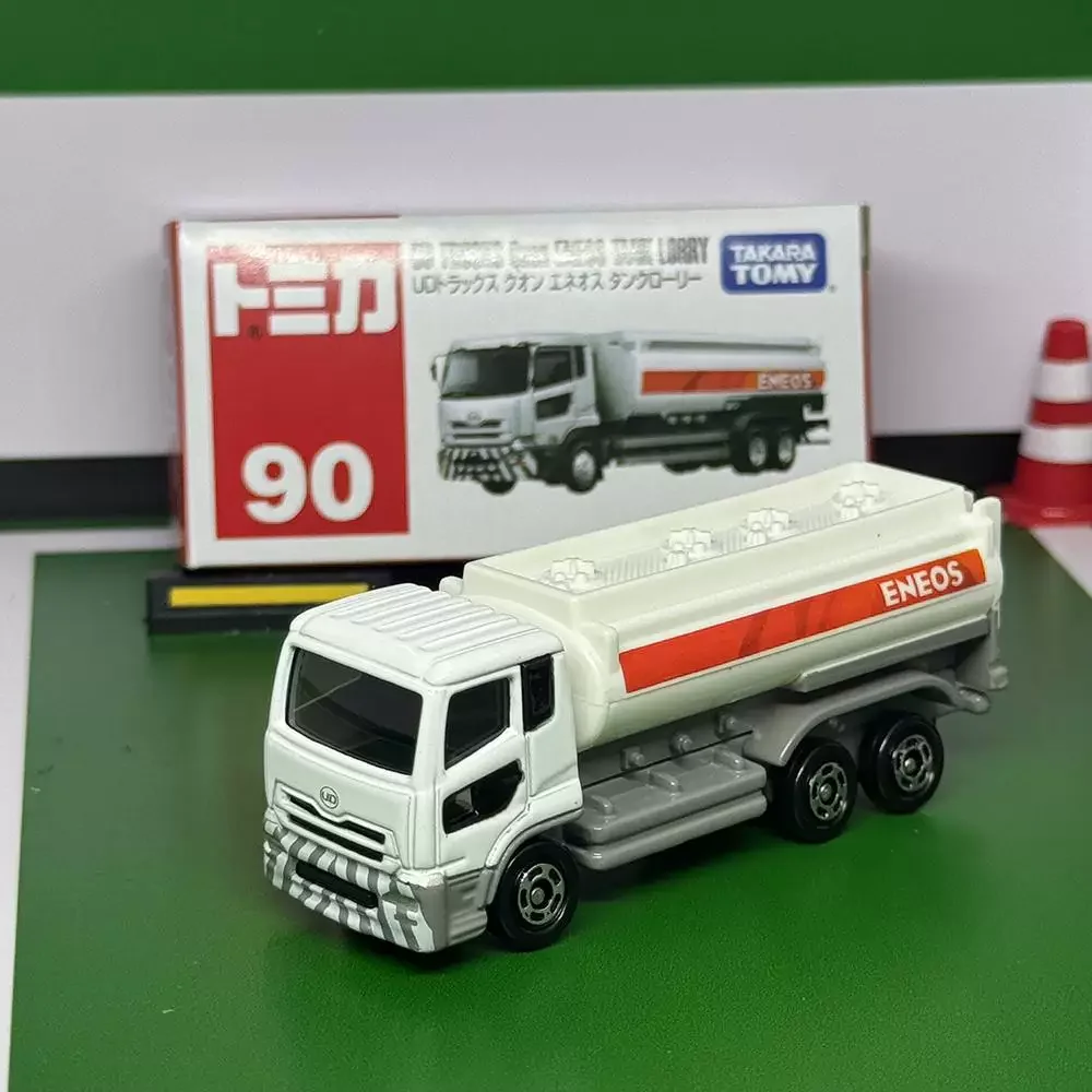 Оригинальная модель Tomy Tomica Nissan Quon Eneos Tank Truck No.90 Ud Trucks, миниатюрная модель автомобиля из литого сплава, подарок для фанатов и коллекционеров