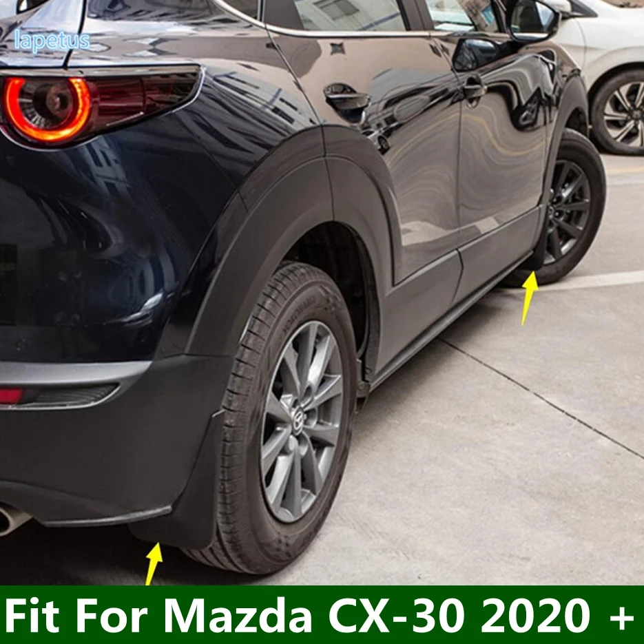 

Car Front And Rear Mudguards Splash Flaps Cover Protection Black Fit For Mazda CX-30 2020 - 2023 Plastic Exterior Accessories