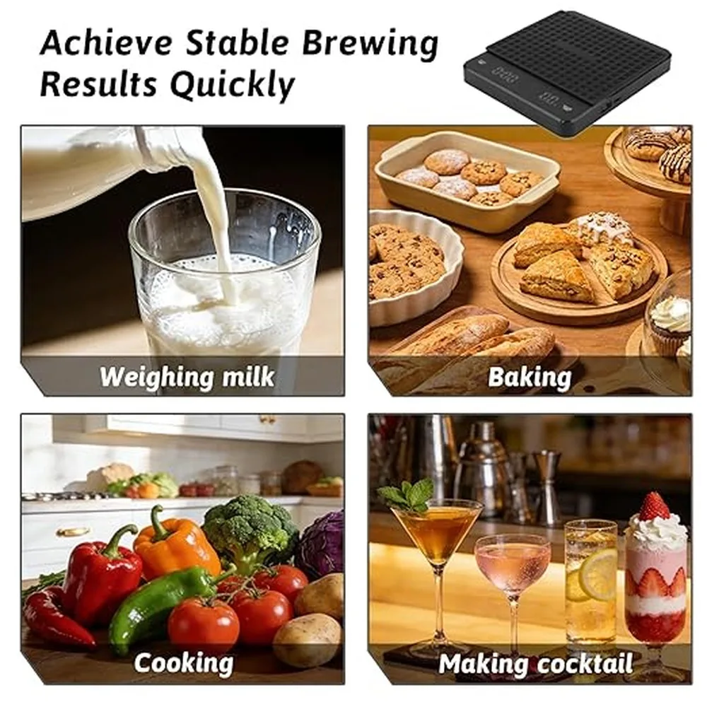 Electronic Scale Kitchen Scale Food Gram Precision Pour Over Smart