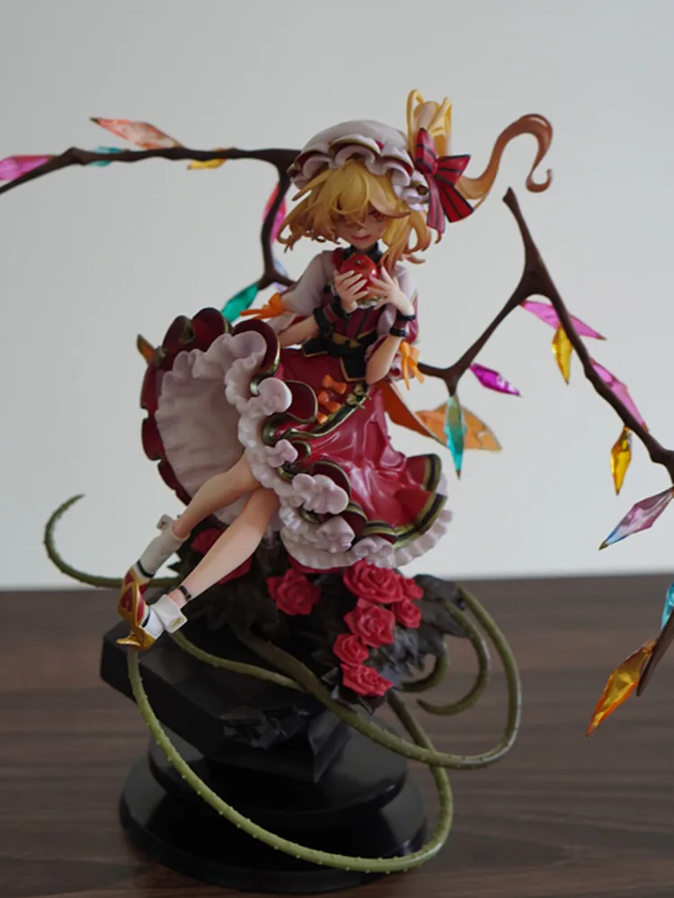 Touhou Project Flandre Scarlet Scene Ver Figure Boxed PVC Statue Model Desktop Ornament Anime Collectible Hobby Display Gift