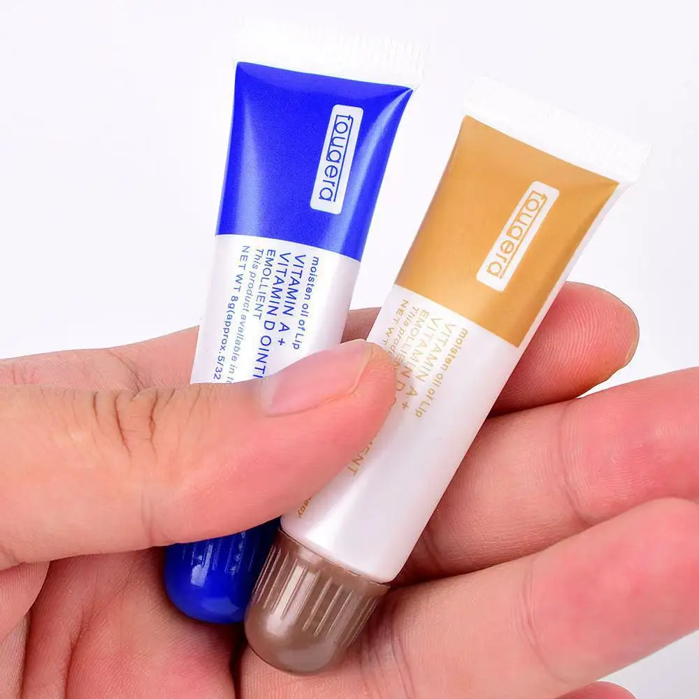 

50 шт., крем для ухода за татуировкой, витаминная мазь A и D, крем для быстрого исцеления кожи, восстанавливающий крем для макияжа, бровей, губ