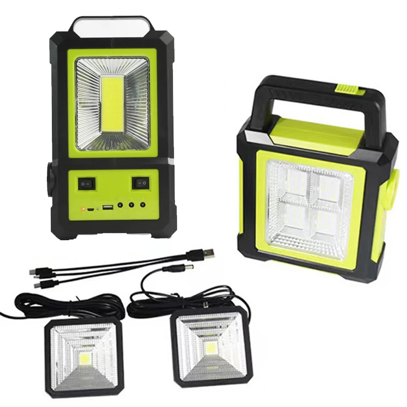 

15W Portable Solar Light Bulbs for Indoor Home Chicken Coop 3000-3600mA USB Lighting for Camp Tent Night Fishing Emergency IP55