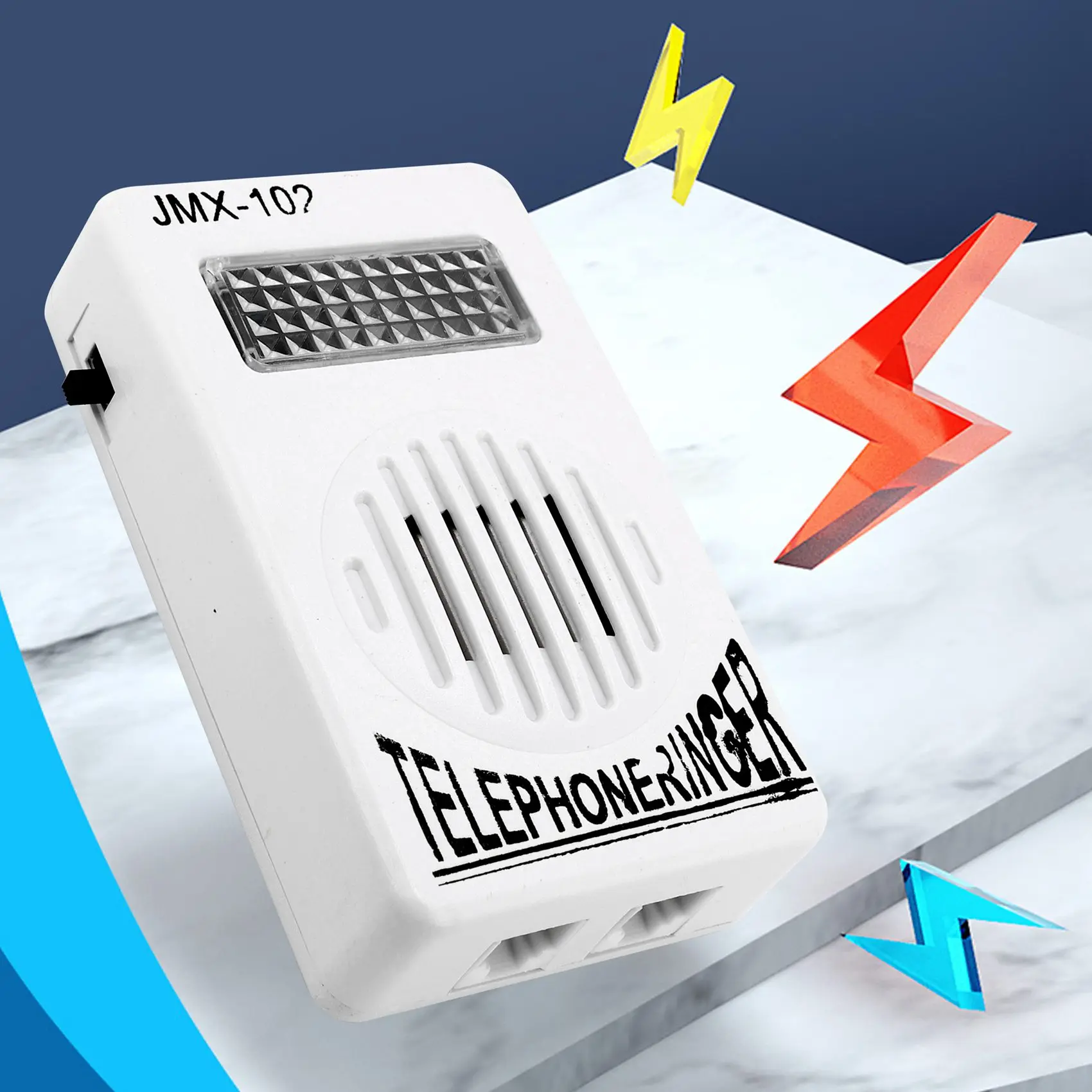 AT08 Nuovo adattatore RJ11 Anello telefonico più forte Amplificatore flash Suoneria per telefono fisso