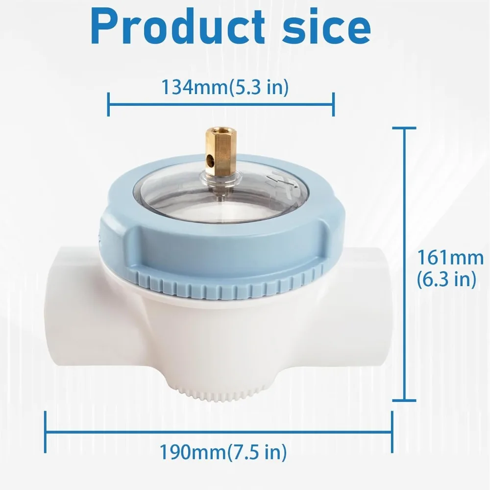 Ánodo de Zinc para Piscinas, Prevención de Corrosión en Agua Salada, Sin Fugas, Larga Duración