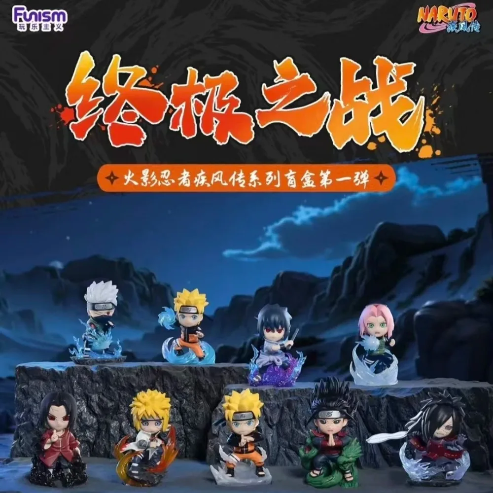 FUNISM NARUTO: SHIPPUDEN Ultimate Battle Series Caja ciega Figura de acción Muñeca Bolsa sorpresa Colección Modelo de anime Regalo de Año Nuevo