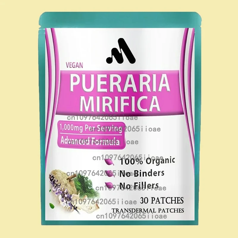 

Прозрачные пластыри Pueraria Mirifica поддерживают женское здоровье естественно, иммунную систему и энергетические 30 пластырей