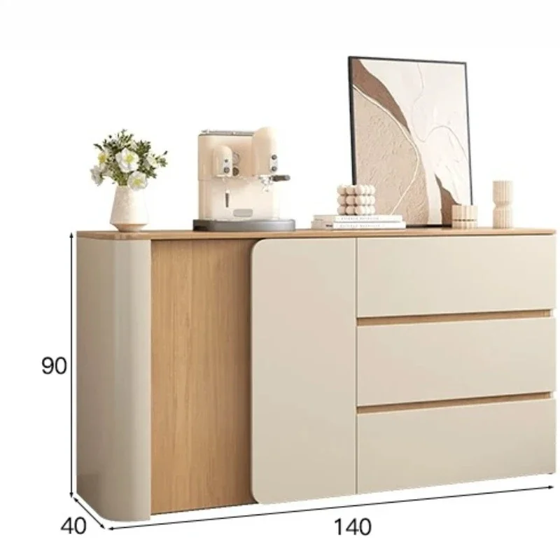Fluted Bauhaus Cabinets Nordic Drawer Weird Sideboards Cabinets Dresser Storage Muebles Para El Hogar Mid Century Furniture