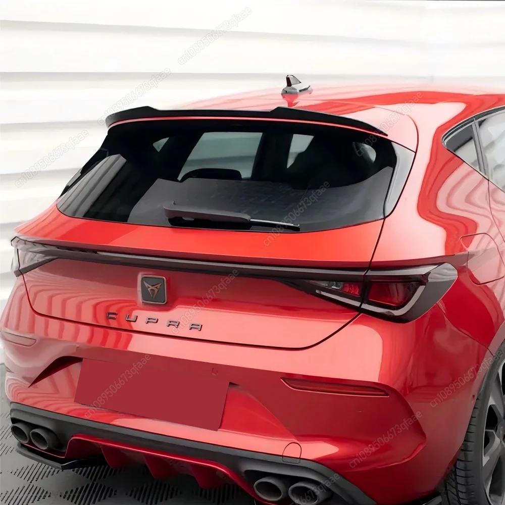 ماكستون نمط السقف الخلفي المفسد قبعات الجناح الجسم أطقم ل سيات ليون FR/كوبرا MK4 245/300 4-Door Hatchback 2021-2025 ضبط أسود