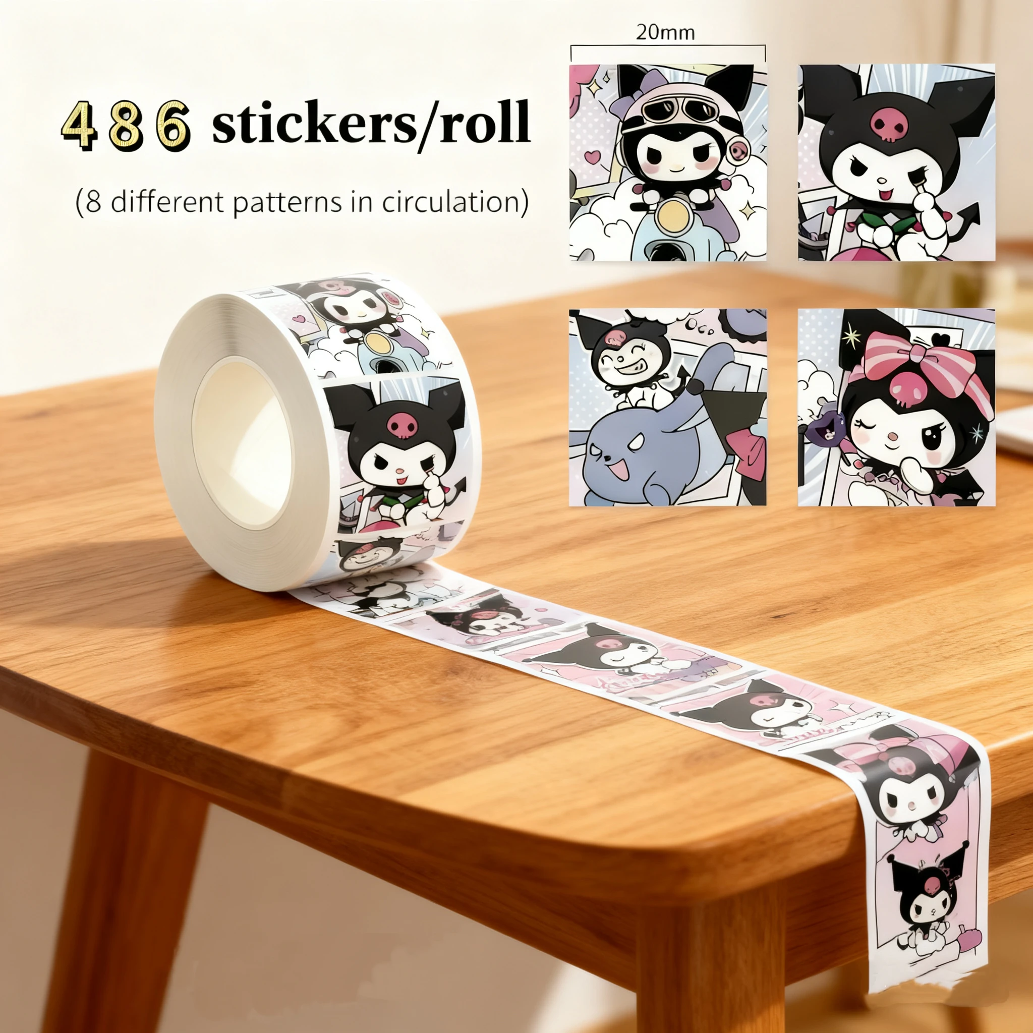 مجموعة ملصقات كورومي اللطيفة - تصميمات ممتعة بما في ذلك الوجوه المبتسمة وتفاصيل القوس، مثالية للمشروعات اليدوية، وزخرفة المخطط، G