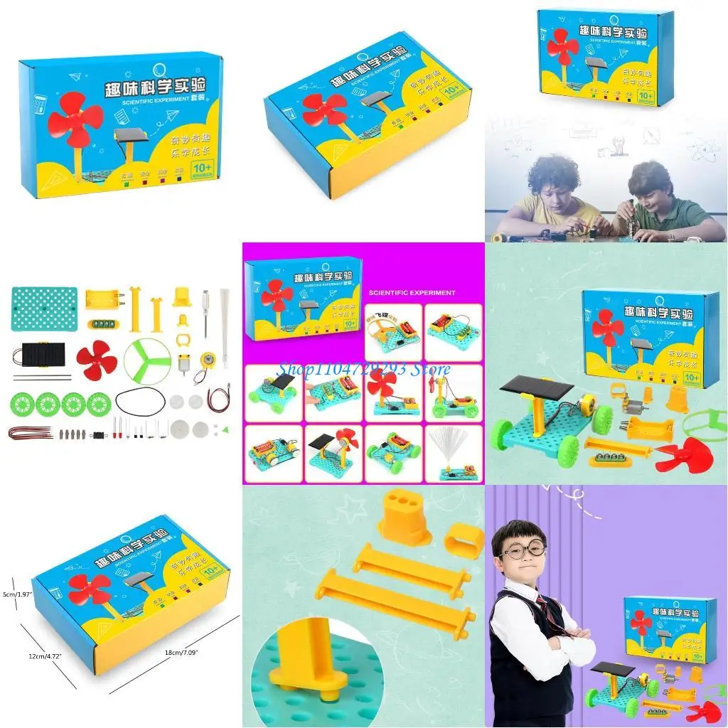Y2GD Motor Science Experiment Kits Kid DIY STEM Project Gift for Kid
