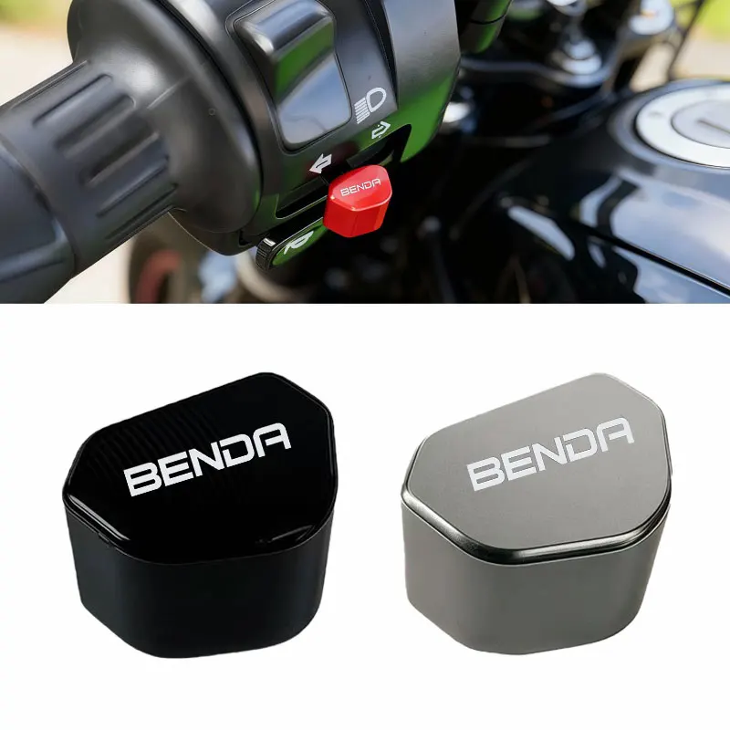 Nuevo para BENDA Chinchilla 300 450 Rock300 LFS700 LFC700 accesorios motocicleta CNC interruptor botón interruptor de señal de giro tapa de llave