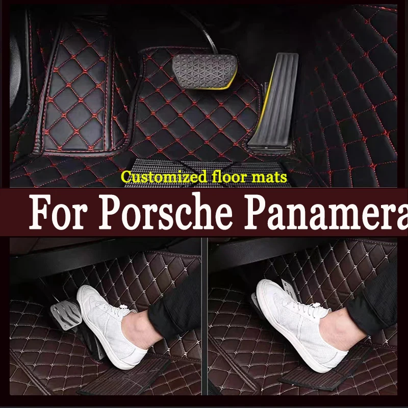 

Автомобильные коврики для Porsche Panamera 970 Chassis G1 SWB 4seat 2009 ~ 2013 Автомобильные коврики с защитой от грязи с правым рулем Автомобильные аксессуары