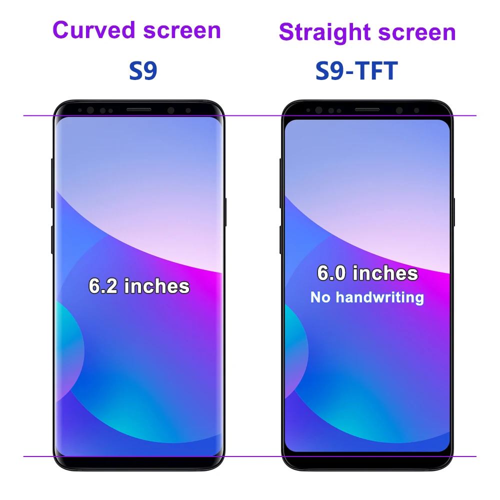 S9 Plus For Samsung Tested S9+ G965F G965U G965W G9650 G965U1 LCD Display Touch Screen Digitizer Assembly Replacement