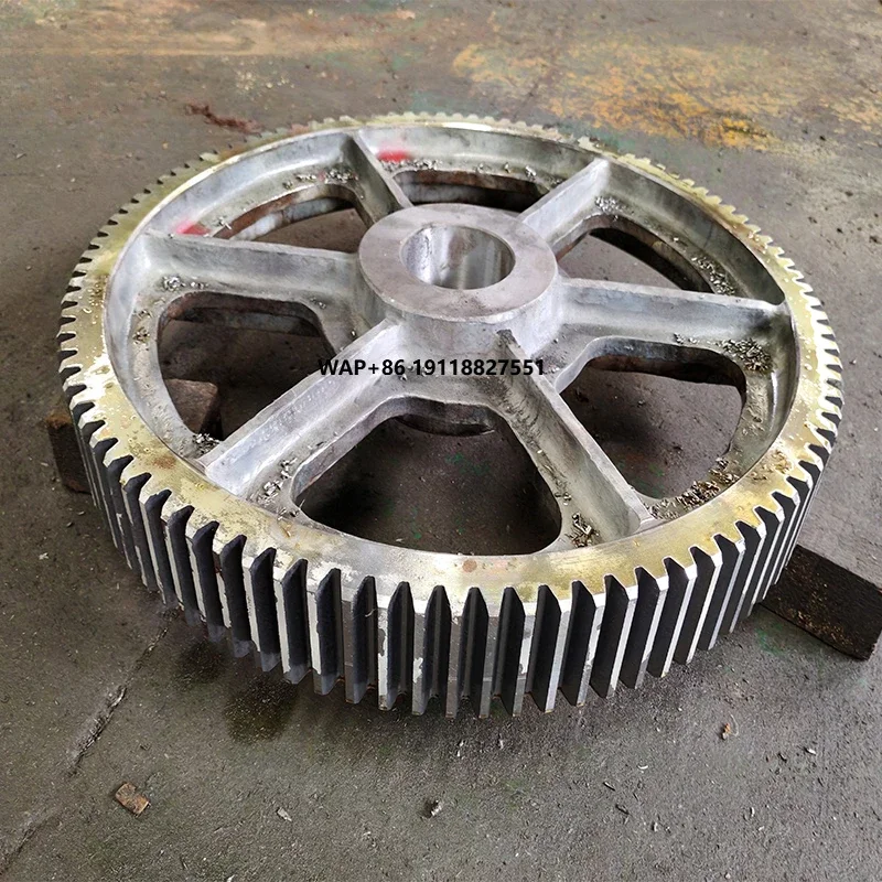 

Luoyang HGB Custom Mining Heavy Machinery Parts Big Spur Gear Pinion Large Module Gear