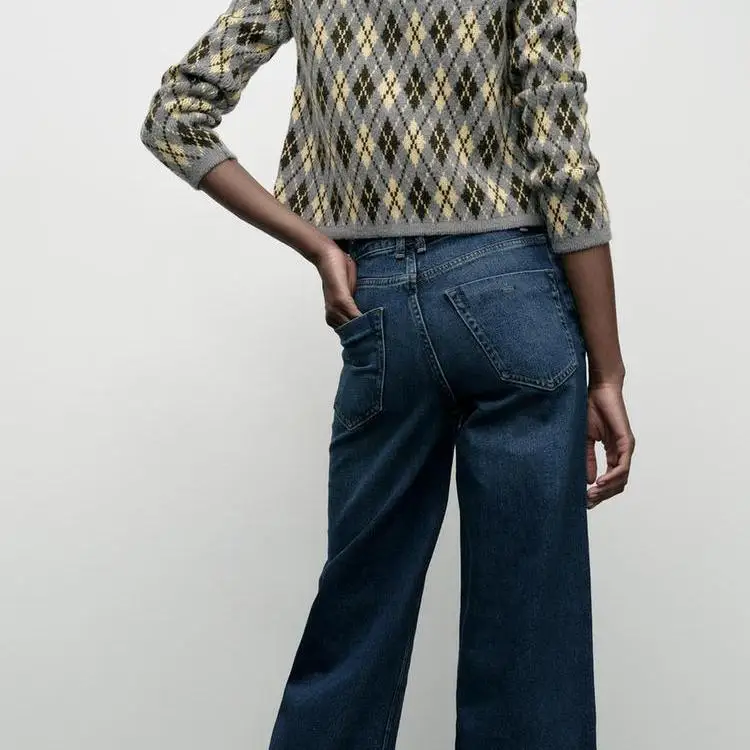 Chaqueta de Punto de Manga Larga con Cuello Redondo para Mujer, Estilo Informal, Estampado de Diamantes, Estilo Dulce, Fibra ...