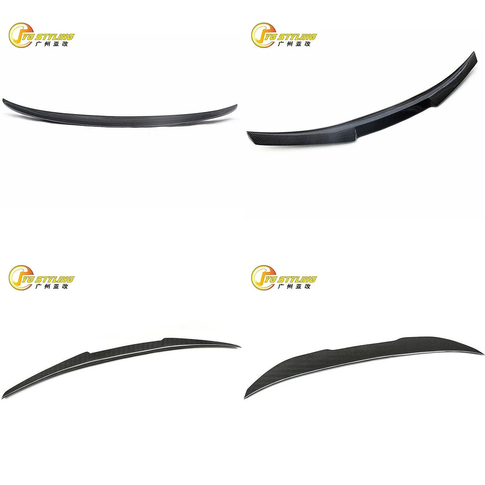 

For BMW G30 5 Series Carbon Fiber M4 Style Rear Trunk Spoiler Lip