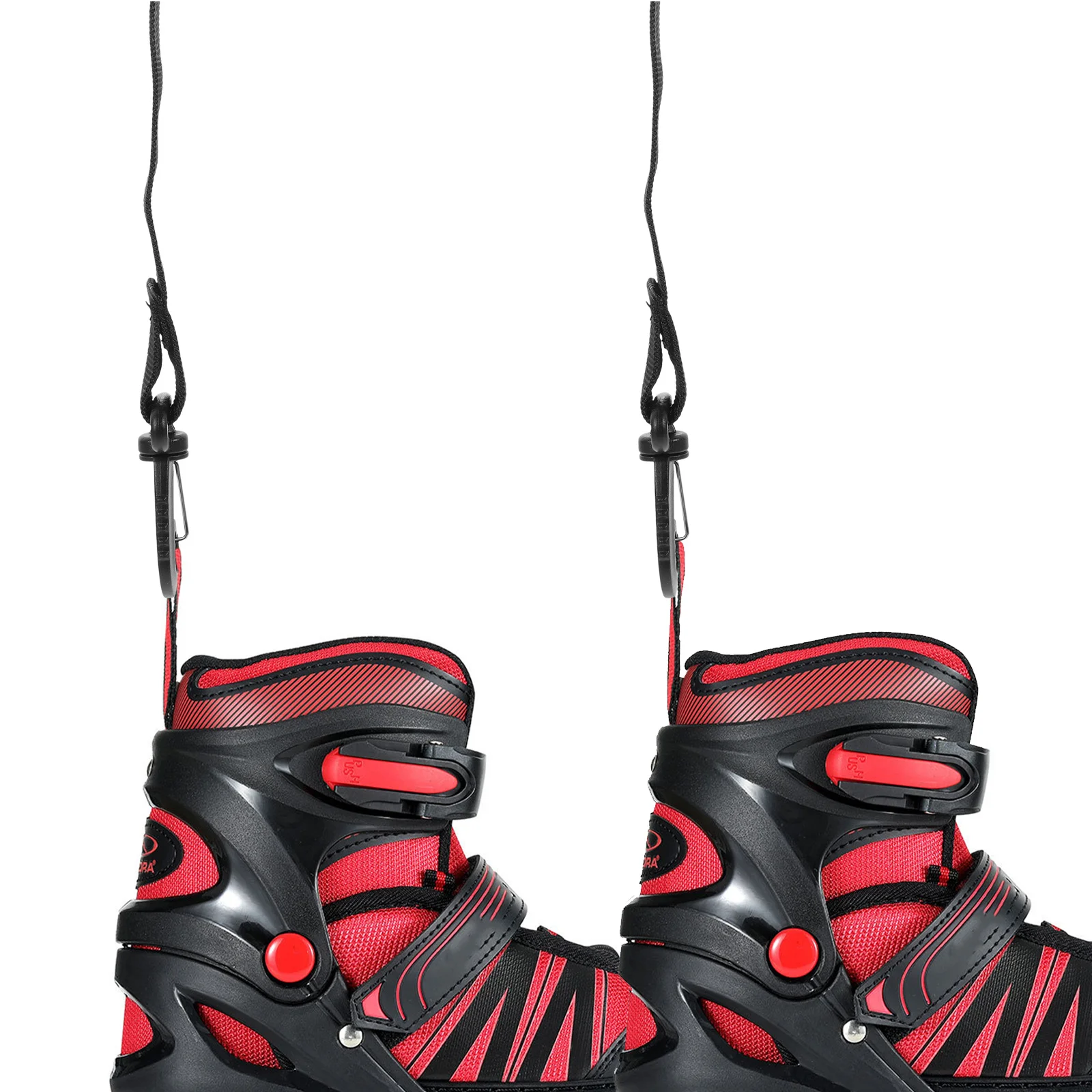 

2 шт. лыжные ремни премиум-класса, нейлоновые портативные поводки для коньков, прочные для роликовых коньков, ботинки для катания на коньках, переноска на открытом воздухе