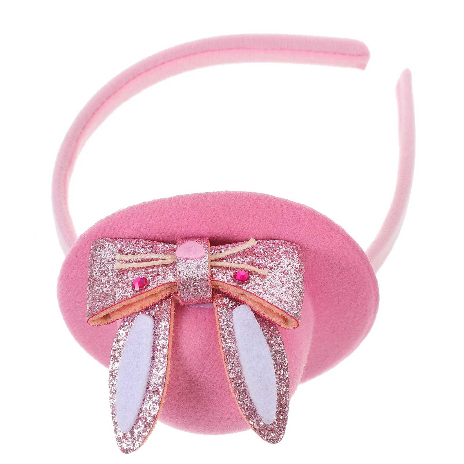 Bunny Headband Rabbit Plush Inflatable Ear Pig Bands Hair Easter Party Hoops Headbands Cosplay Child