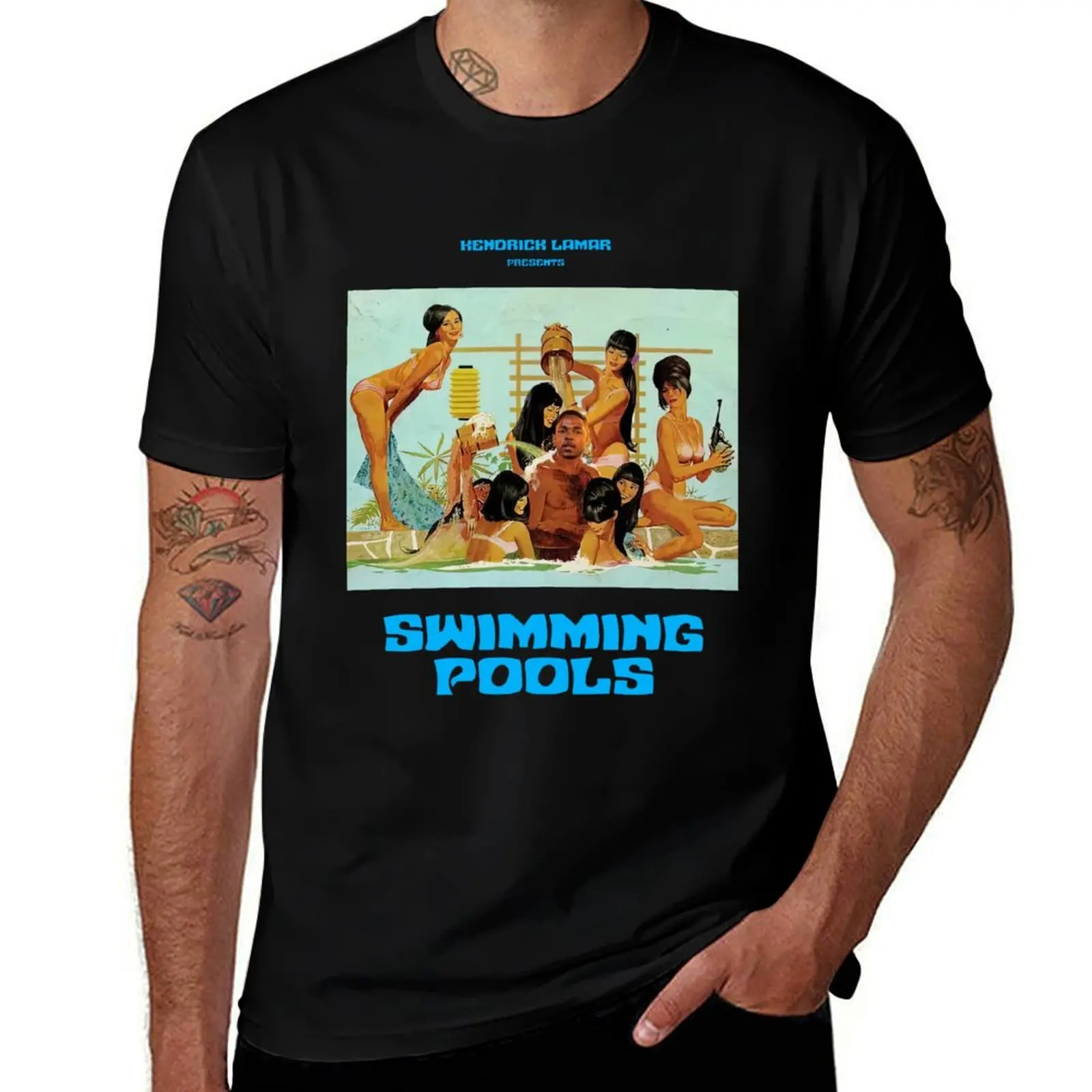

Kendrick Lamar Swimming Pools T-Shirt man t shirts cotton man t shirt graphic T-Shirt