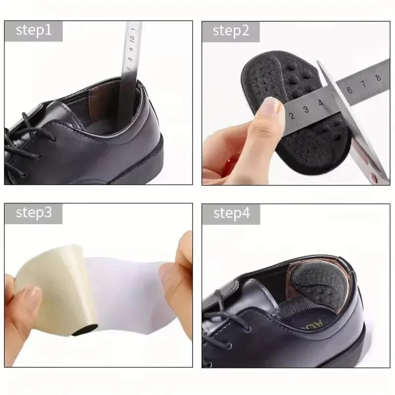 4PCS Soft Heel Grips for High Heels Anti-Chafing Cushion Pads Pain Relief Comfortable Shoe Inserts Heel Protectors image 5