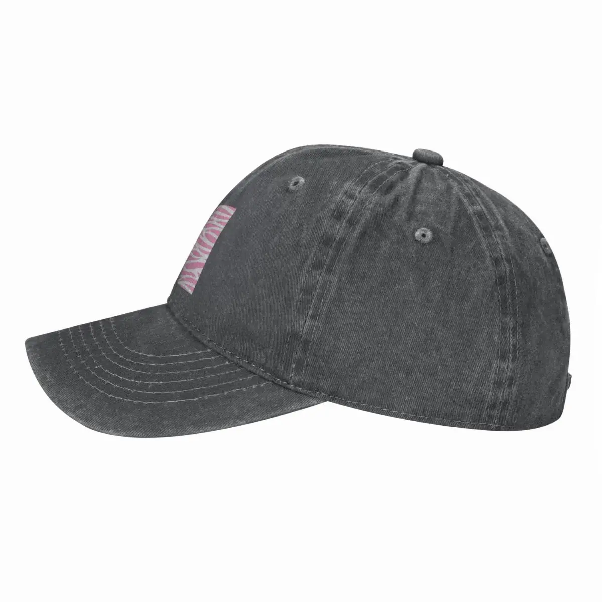 Zebra Pattern Pink Zebra Stripes Baseball Caps Snapback Denim Hats Outdoor Adjustable Casquette Hip Hop Baseball Cowboy Hat