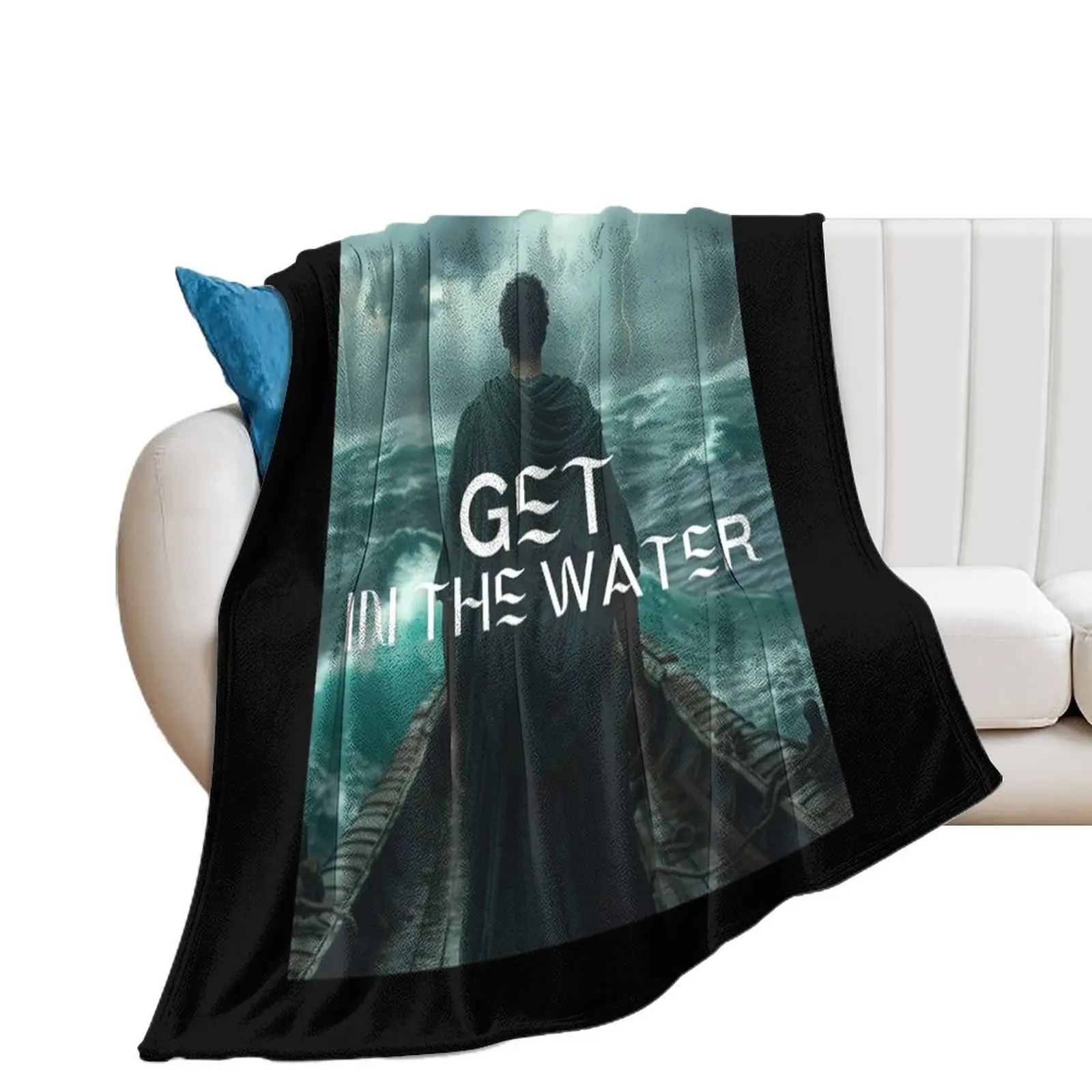 

Epic the musical Get In the Water Throw Blanket Plaid Designers Blankets