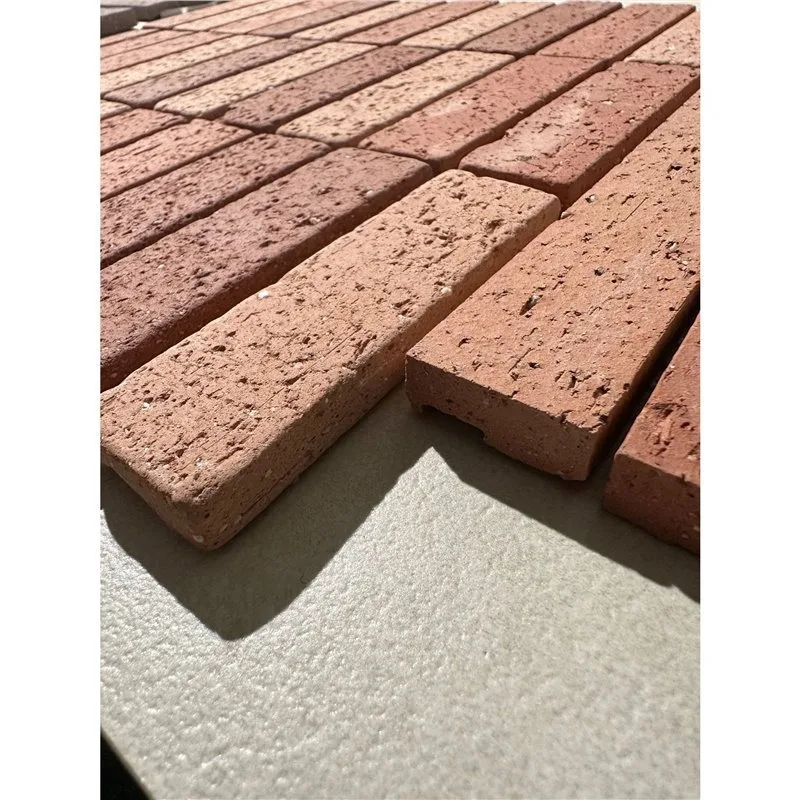Handmade brick terracotta brick red brick mixed color lime stone stone coffee shop