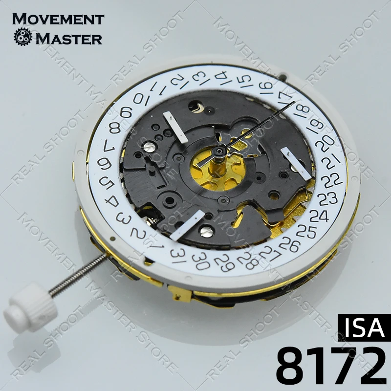 swiss-original-isa-8172-quartz-movement-four-point-calendar-six-pin-gold-and-silver-8172-watch-movement-accessories