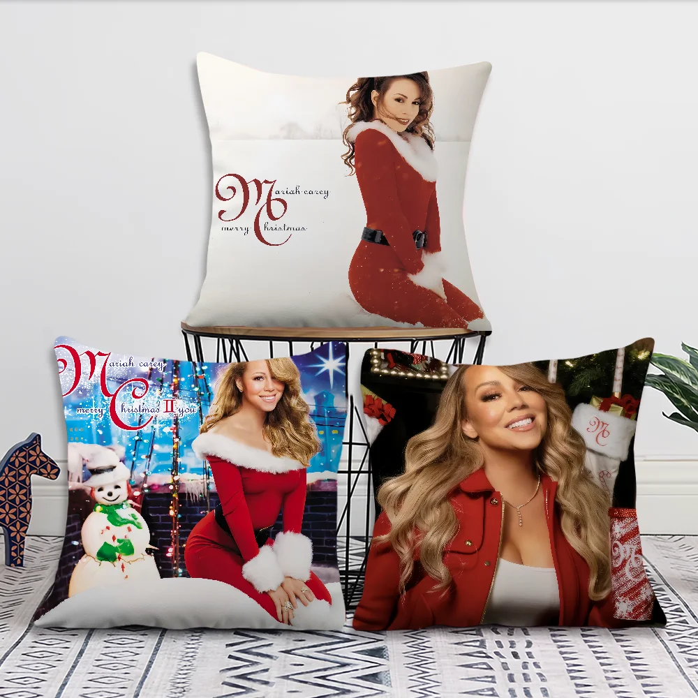 Singer M-Mariah Carey  Comfortable soft Pillow Case for Sofa Living Room Home office Decor and Protective Covers