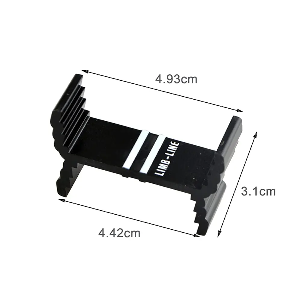 TR152 4PCS Recurve Bow Limbs Gauge Center Line Adjustment Module Calibration Detector Black Center Shot Alignment Recurve Bow Li