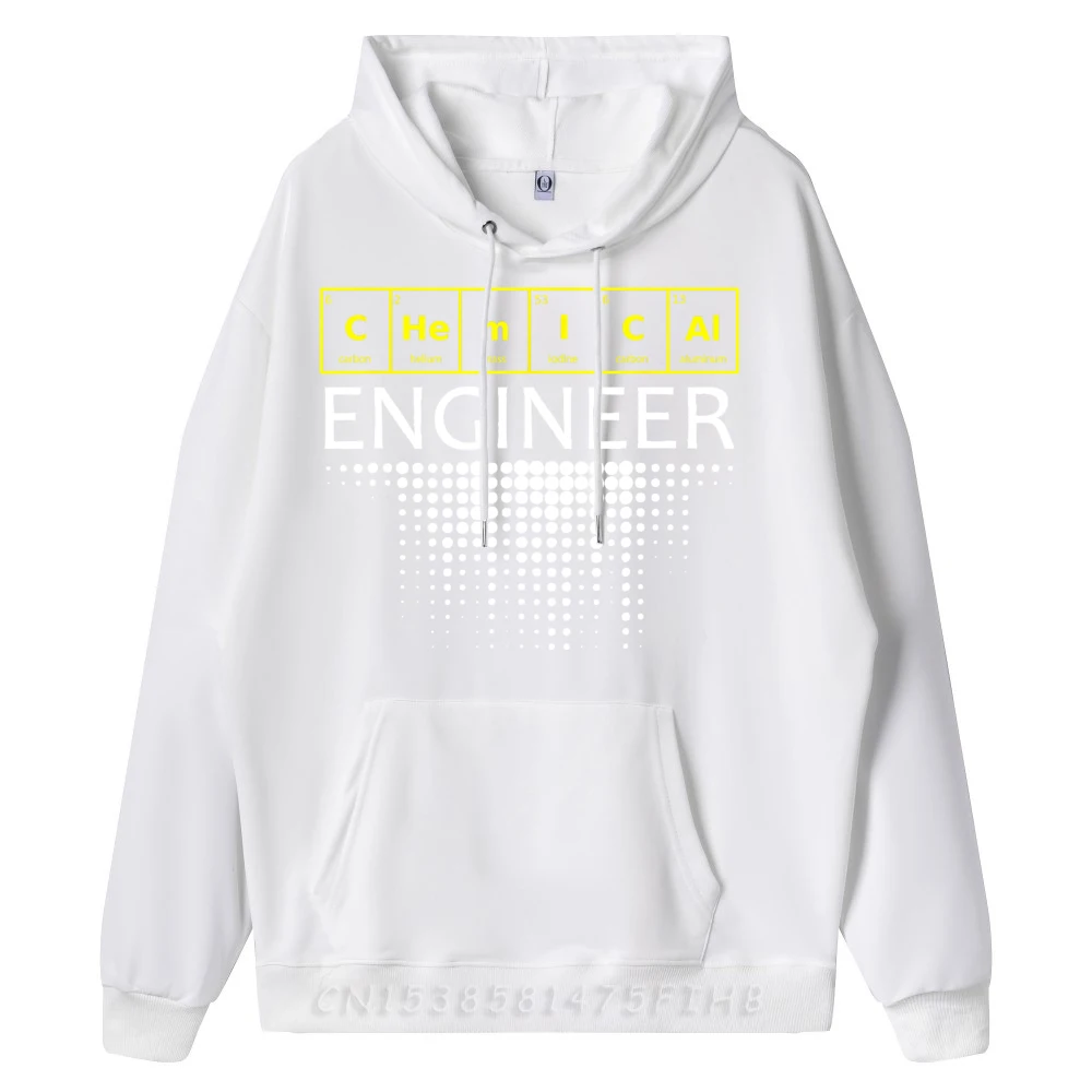 Chemical Engineer Engineering Hoodies Long Sleeve Normal Retro Men Summer Hoodies Normal Hoodies Round Neck