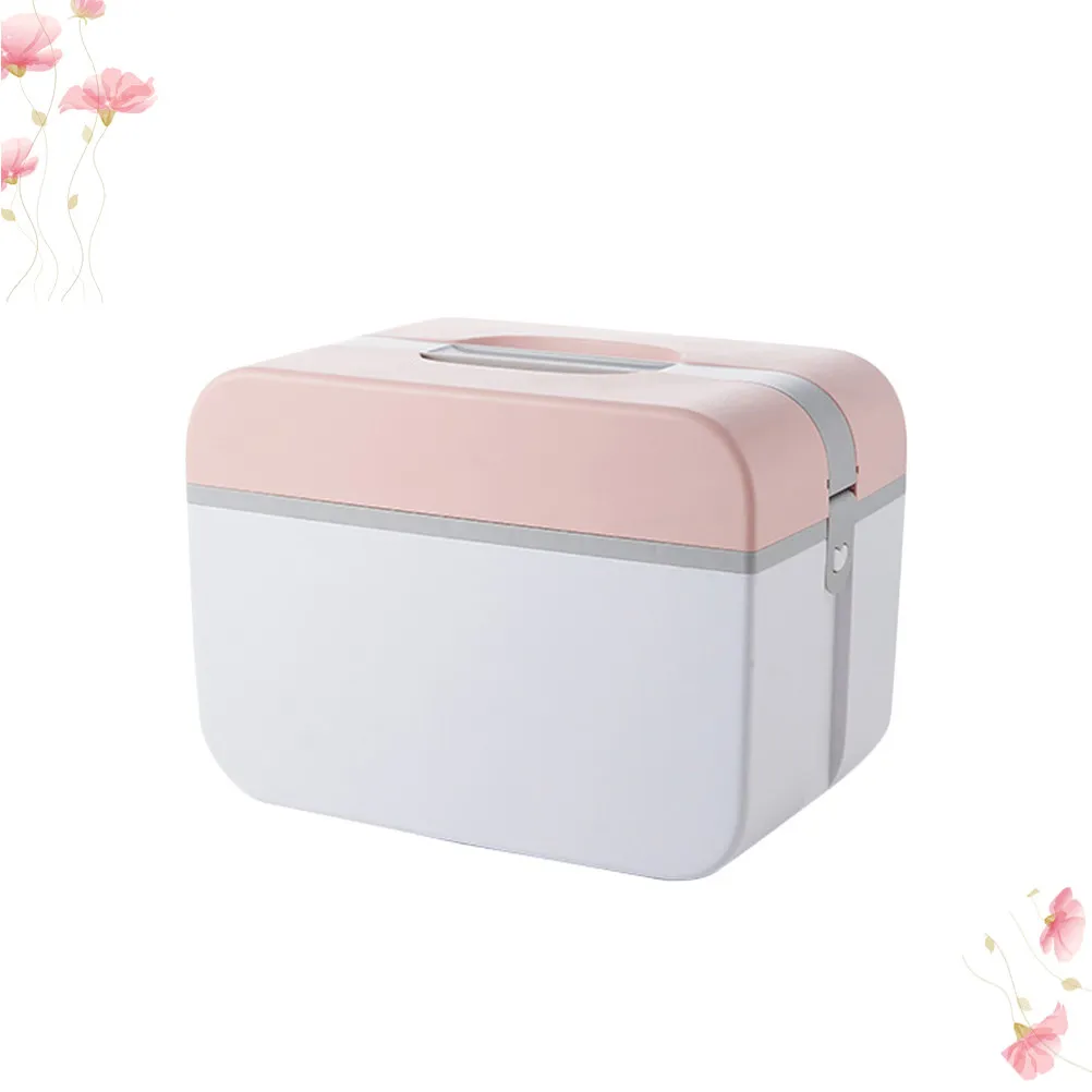 

Eco-Friendly Plastic First Aid Kit 5236 Large Pink Multifunctional Medicine Box for Home Office and Outdoor Portable