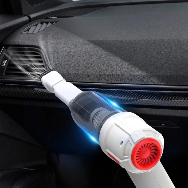 ABJY-9000Pa مكنسة كهربائية للسيارة لاسلكية محمولة باليد مكنسة كهربائية للمنزل والسيارة ذات الاستخدام المزدوج مكنسة كهربائية صغيرة