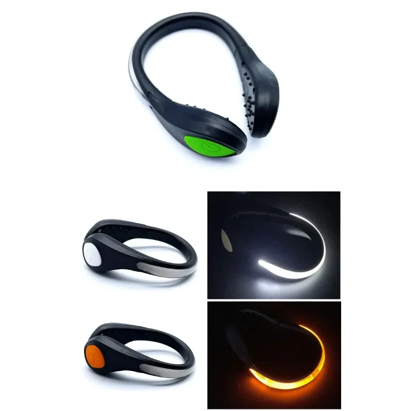New Luminous Shoe Clip Light LED Safety Warning Light for Outdoor Night Running Cycling Sports Gear Equipment