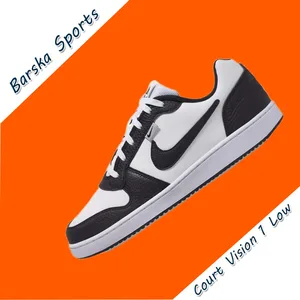 Nike New Court Vision 1 Men's and Women's Low Shoes Casual Fashion Tennis Spring Non -slip Wearable Black and Red Tennis 6 Main Sales Nike Shoes - №1