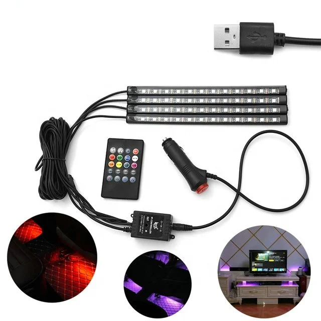 5050 LED Light Strips Car Interior LED Atmosphere Ambient Light