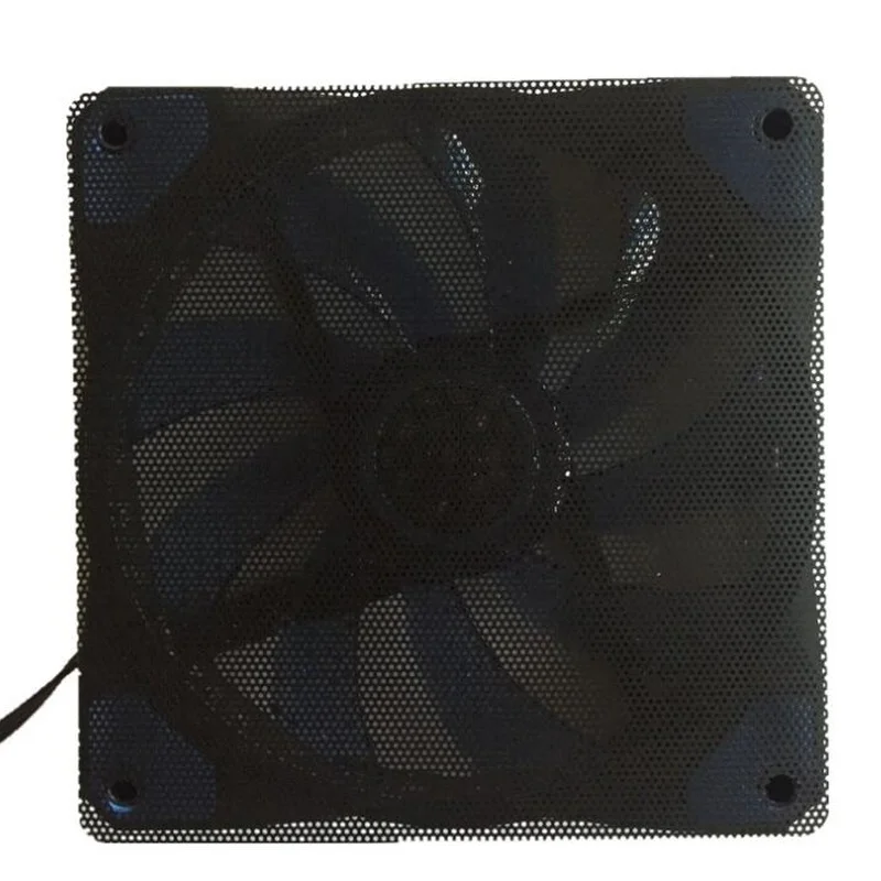 5PCS/lot 120mm Black PVC PC Fan Dust Filter Dustproof Case Computer Mesh Dust Covers Dustproof Filter