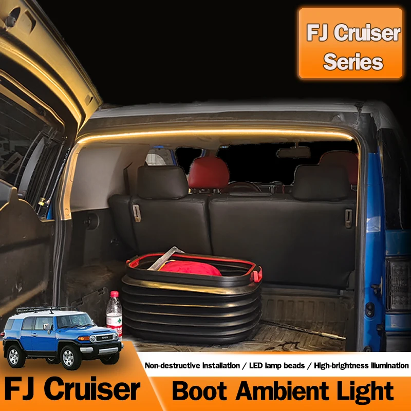 For FJ Cruiser Trunk LED Lighting Cruiser Luggage compartment LED Ambient Light FJ Trunk LED Light Bar Retrofit Accessories