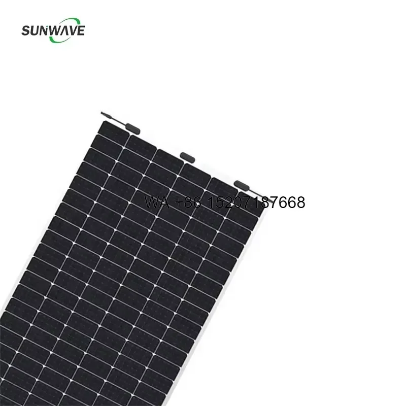 Wmwmnu for Sunwave Rollable Solar PV Module 390W 395W 400W 405W High Efficiency Flexible Photovoltaic Panels