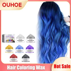 Cera provisória da coloração do cabelo, cosplay lavando, composição do partido, salão de bricolage, cabelos tingem, vermelho, amarelo, azul, roxo, cinzento, preto, branco