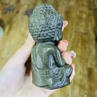 Natural Golden Obsidian Buddha Carving Polished Reiki Healing High Quality Room Decor Energy Gift 1PCS 5