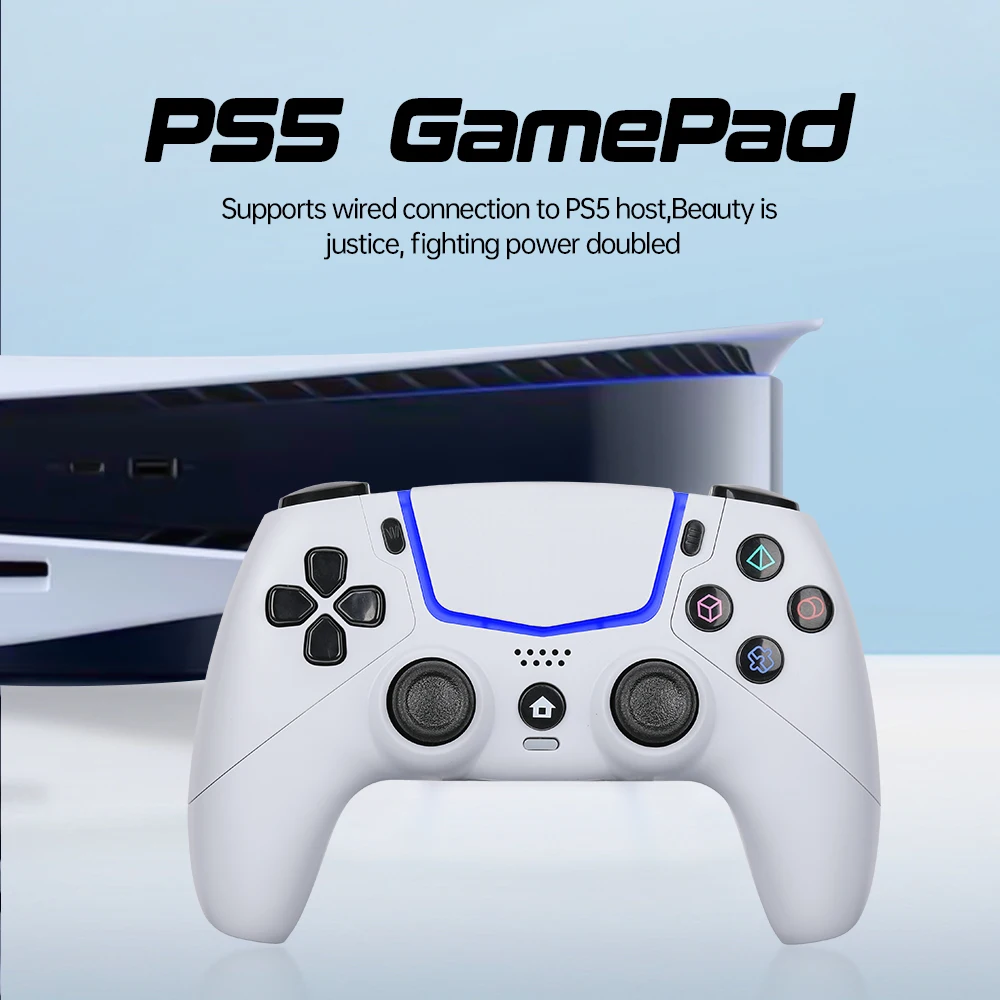 P5 Controller Motion Control No Drift Dual Motor Vibration PS Gamepad Mando Game Control