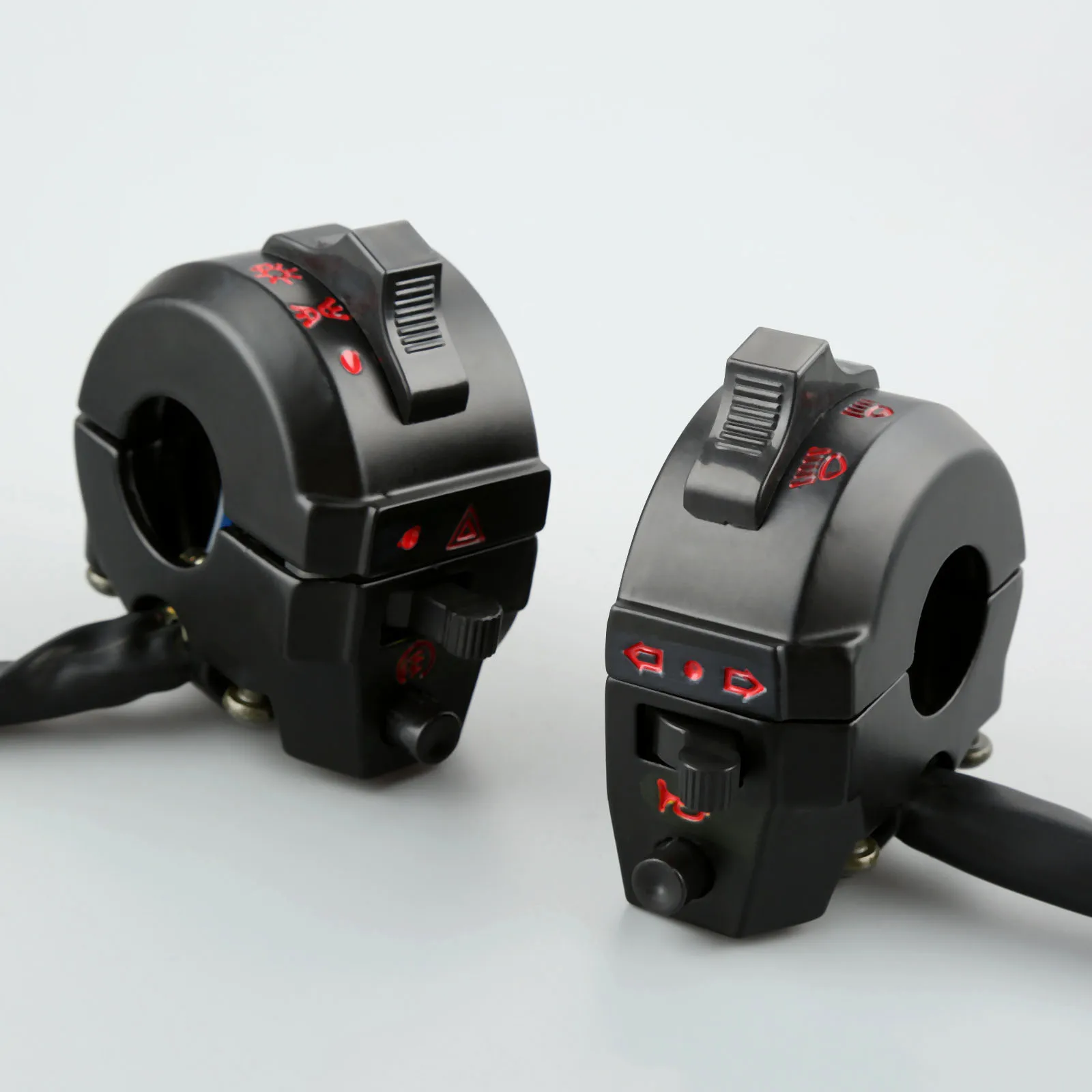 Nueva motocicleta ATV 22mm manillar izquierda lado interruptor de Control de alta/Baja Luz de haz de cláxon, de intermitente interruptor 7/8 "pieza de motocicleta