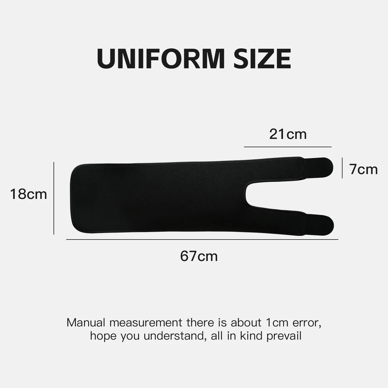 1 قطعة دعامة دعم الفخذ الكبيرة ، أشرطة قابلة للتعديل غطاء الفخذ لدعم الفخذ والأطراف ، لاصق كبير فيلكرو آمن ومستقر