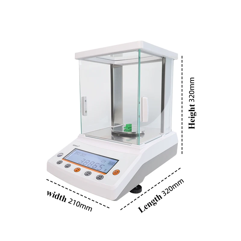 100g to 320g Digital Analytical Laboratory Balance Microbalance Electronic Precision Scale with 0.1mg Resolution