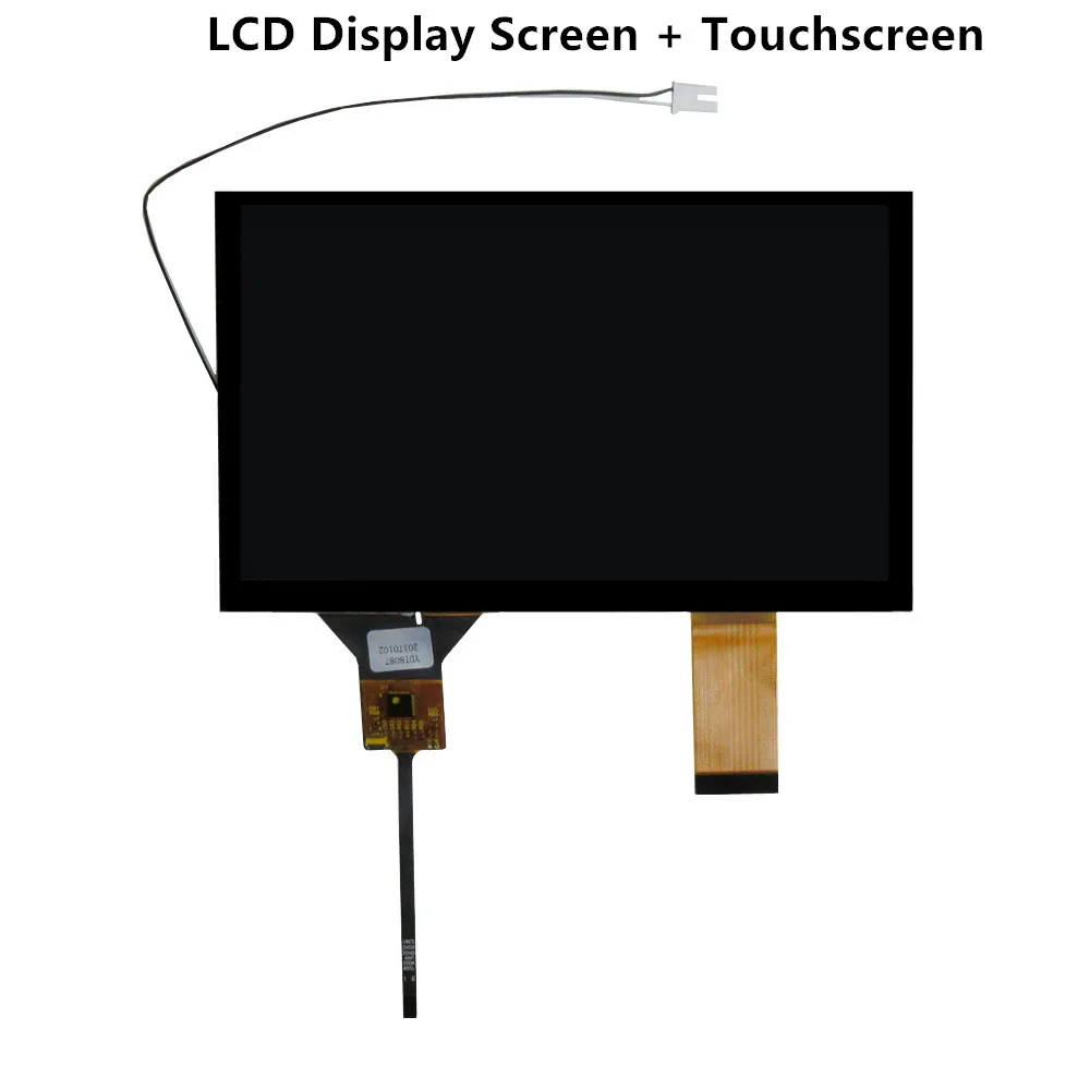 7 Inch Car DVD GPS Navigation 1024*600 40Pin LCD Display Screen Capacitive Digitizer Touchscreen GT911 Replacement Parts